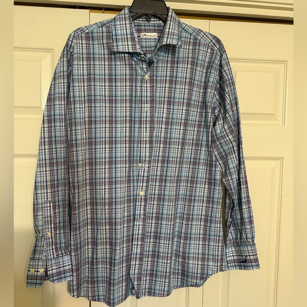 Men’s Peter Millar Button Up Shirt! Size XL